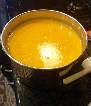 Butternut Carrot Sweet Potato soup