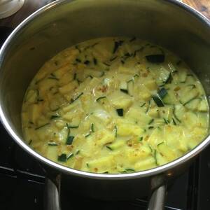 Courgette Currysoep