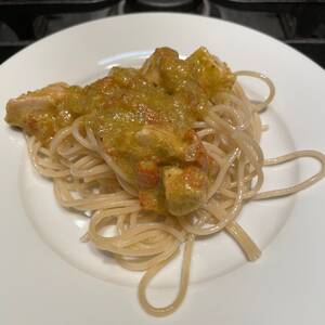 Spaghetti Kip Pesto