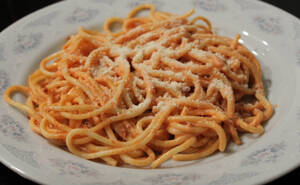 Spaghetti en Crema de Chipotle