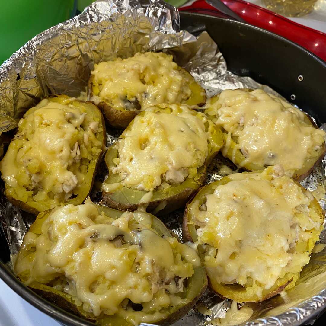Картофельные лодочки с начинкой – пошаговый рецепт приготовления с фото