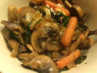 Mushroom & Spinach Stir Fry