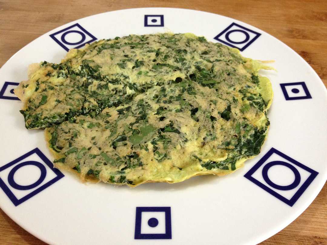 Omelette Ligero de Espinacas - Detalles de Receta