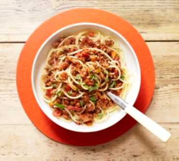 Vegetarian Spaghetti Bolognaise