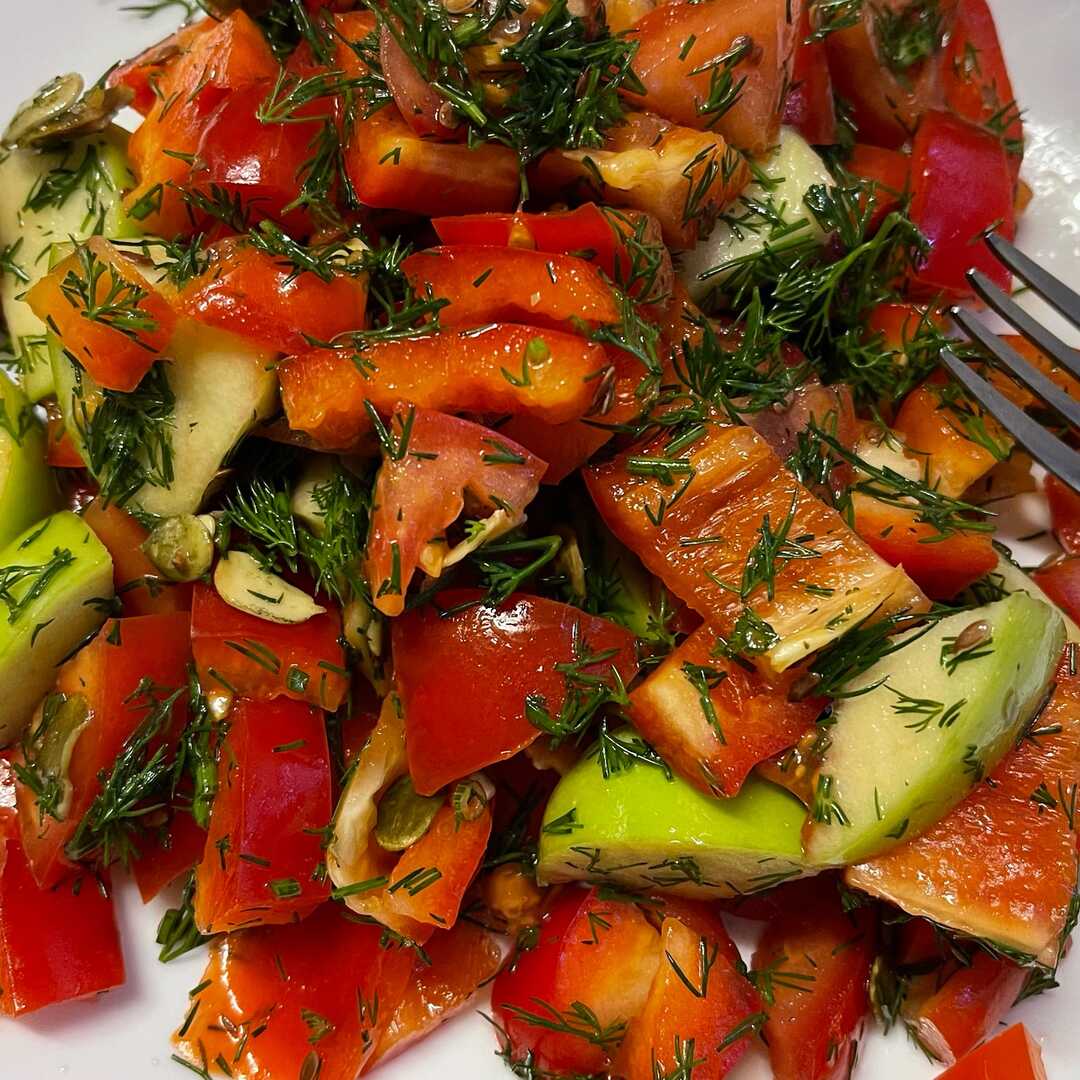 Салат из запеченных перцев и помидоров – Вся Соль - кулинарный блог Ольги Баклановой