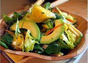 Spinach, Avocado and Pea Salad