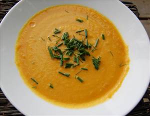 Onion Carrot and Ginger Soup