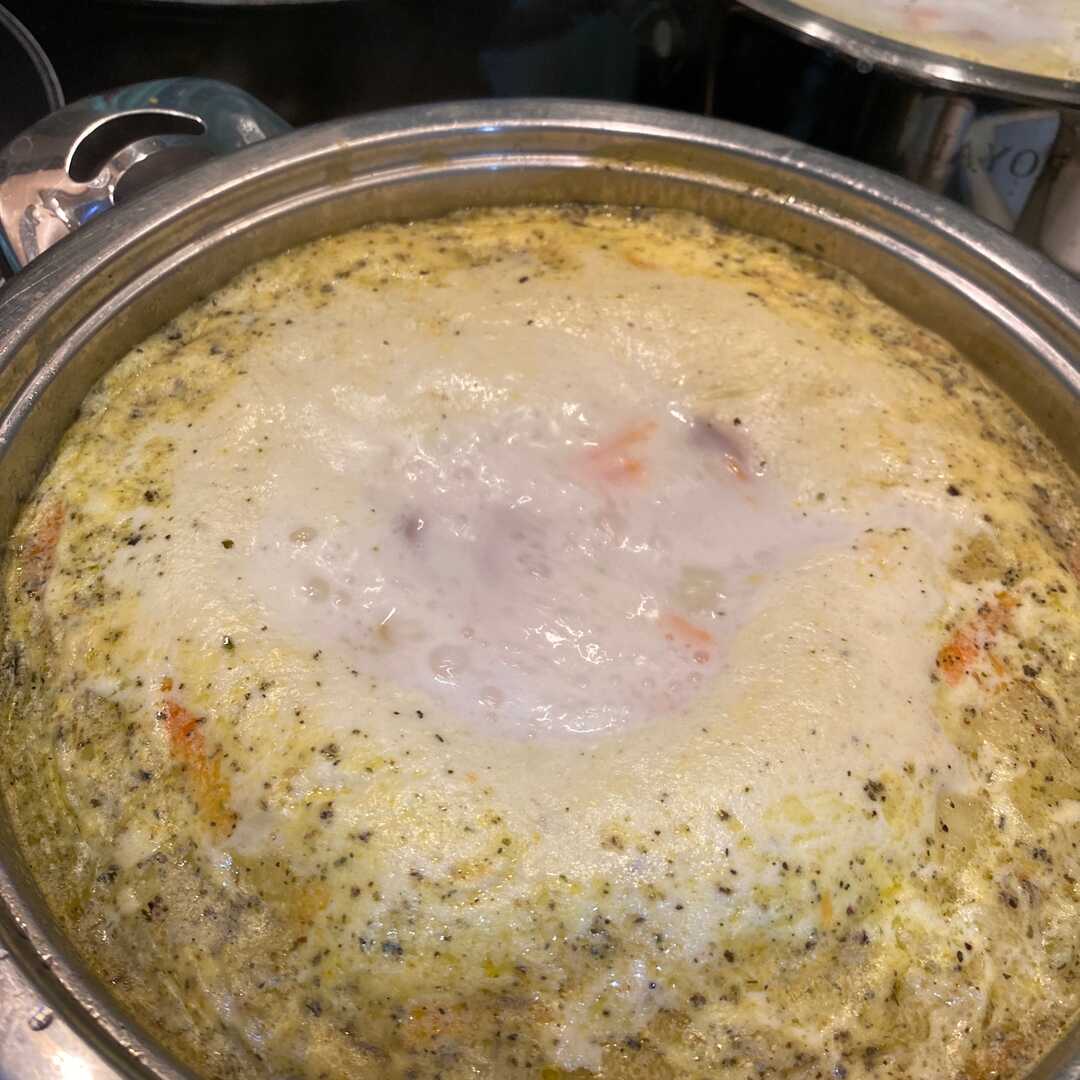 Сливочный суп-пюре с курицей