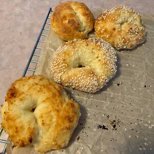 High Protein Greek Yogurt Bagels