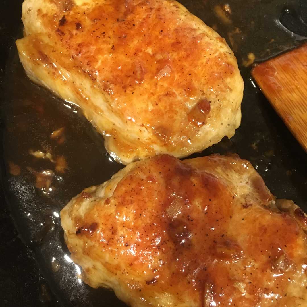 Double Orange Pork Chops