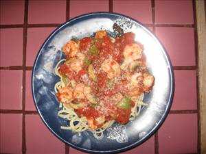 Grilled Shrimp with Pasta