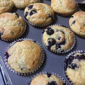 Muffins de Blueberries