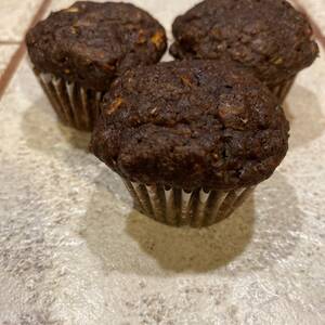 Chocolate Zucchini Muffins