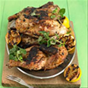 Grilled Chicken with Lemon and Oregano
