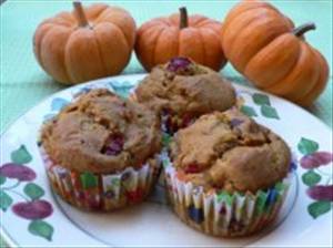 Pumpkin Cranberry Muffins