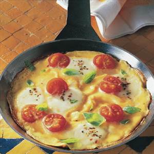 Tomate-Mozzarella-Omlett