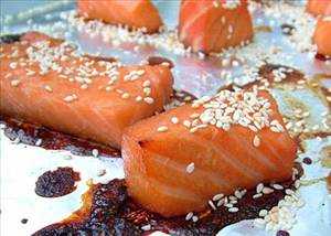 Broiled Sweet Chili Sesame Soy Salmon