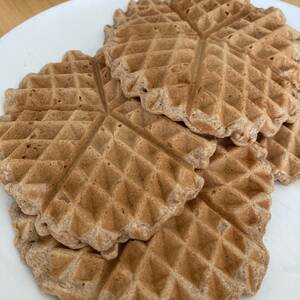 Vegane Waffeln ohne Zusatz von Raffiniertem Zucker