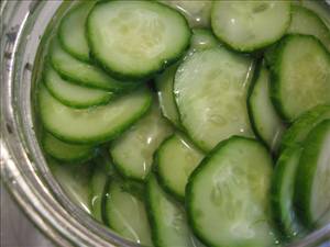 Cucumbers in Rice Vinegar