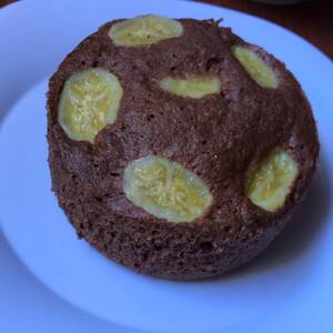 Muffin de Banana de Microondas