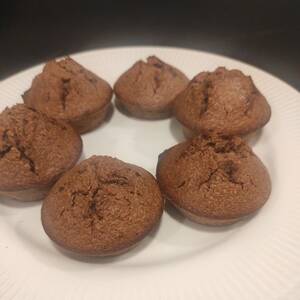 Muffins de Chocolate com Aveia e Banana