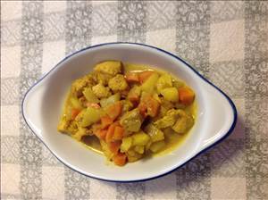 Pollo con Verdure e Curry